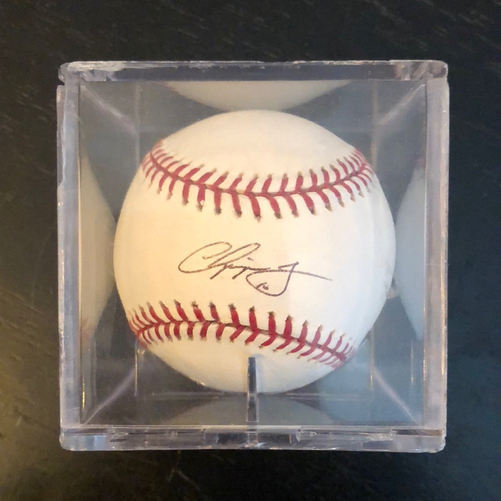 Chipper Jones autographed baseball
